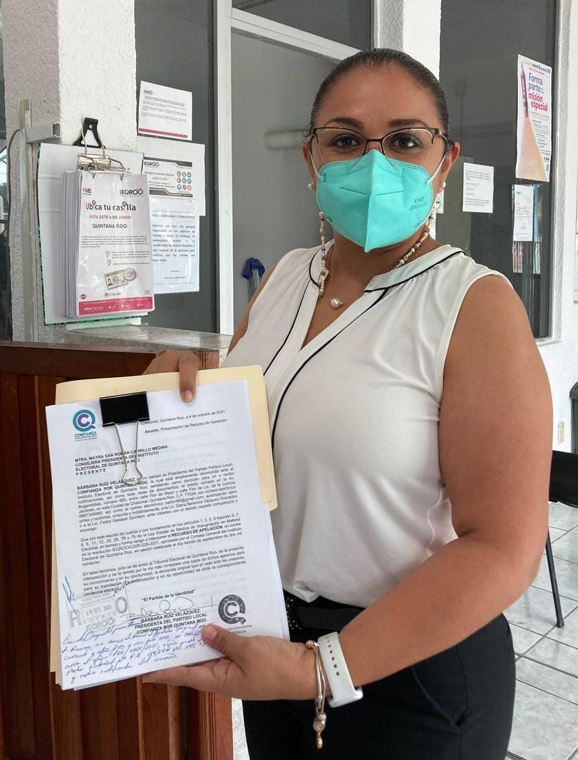 CONFIANZA POR QUINTANA ROO TIENE LA ESPERANZA DE CONSERVAR SU REGISTRO.