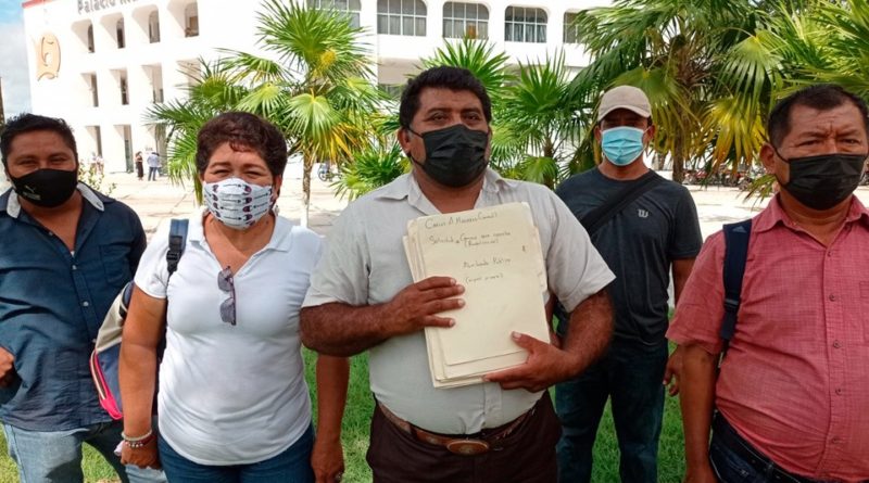 POBLADORES DE ZONAS LIMÍTROFES CON CAMPECHE PIDEN A AYUNTAMIENTO DE OPB SER CONSIDERADOS PARA TENER OBRAS.