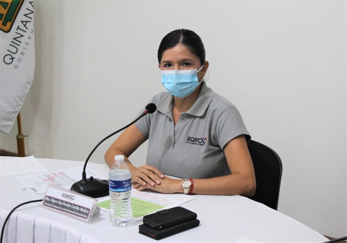 Mayra San Román Carrillo Medina, consejera presidenta del Ieqroo.