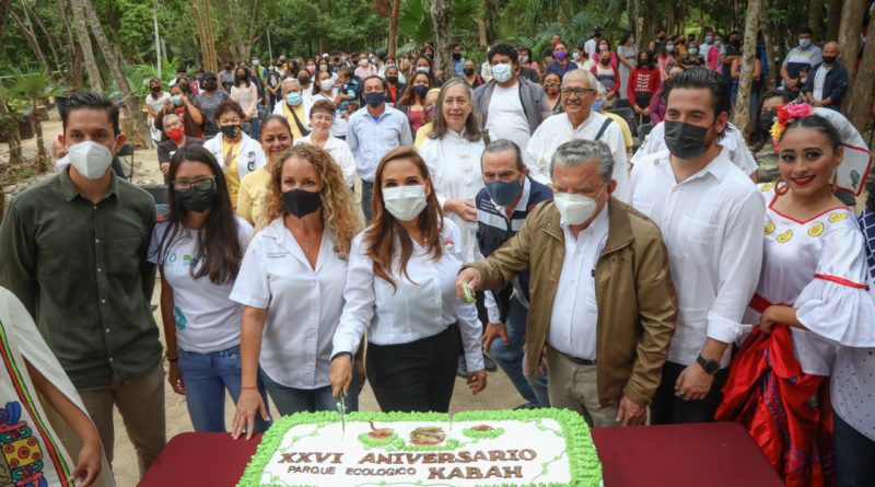 CELEBRAN 26 ANIVERSARIO DE HISTÓRICO PARQUE ECOLÓGICO KABAH.