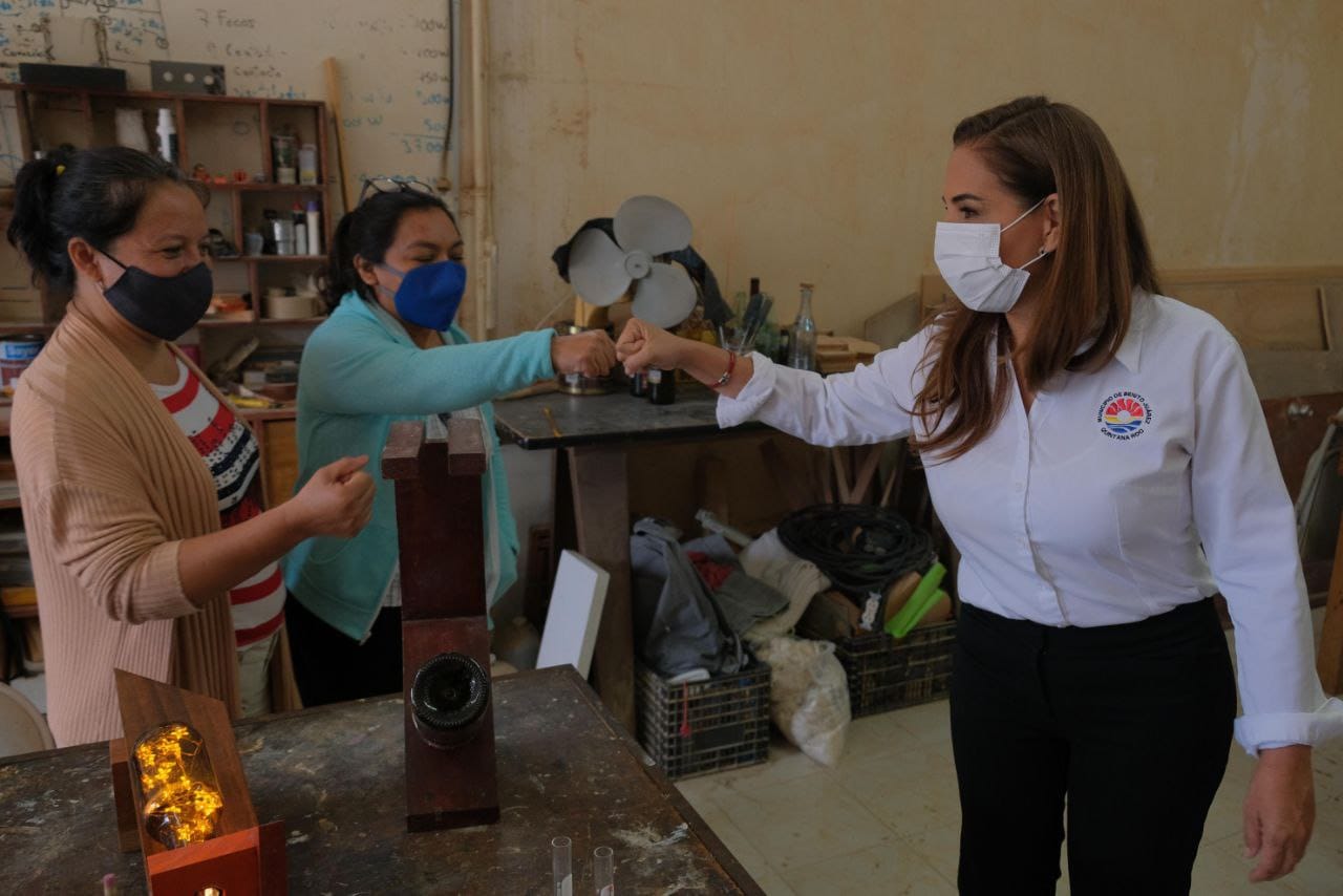 Recorre la presidenta municipal de Benito Juárez, Mara Lezama, las instalaciones del Centro de Desarrollo Comunitario (CDC) de la Sm 237.